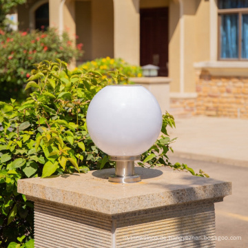 LED Post Lights White Light Kunststoff wasserdichter Zaun Außenleuchten für Pathway Garden Patio Driveway Yard Fence